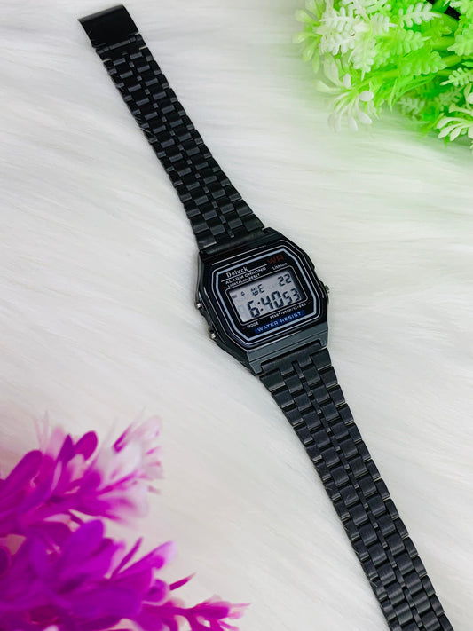 Digital Watch for Men | Water Resistant | Alarm, Stopwatch & LED Display | Stylish Retro Wrist Watch